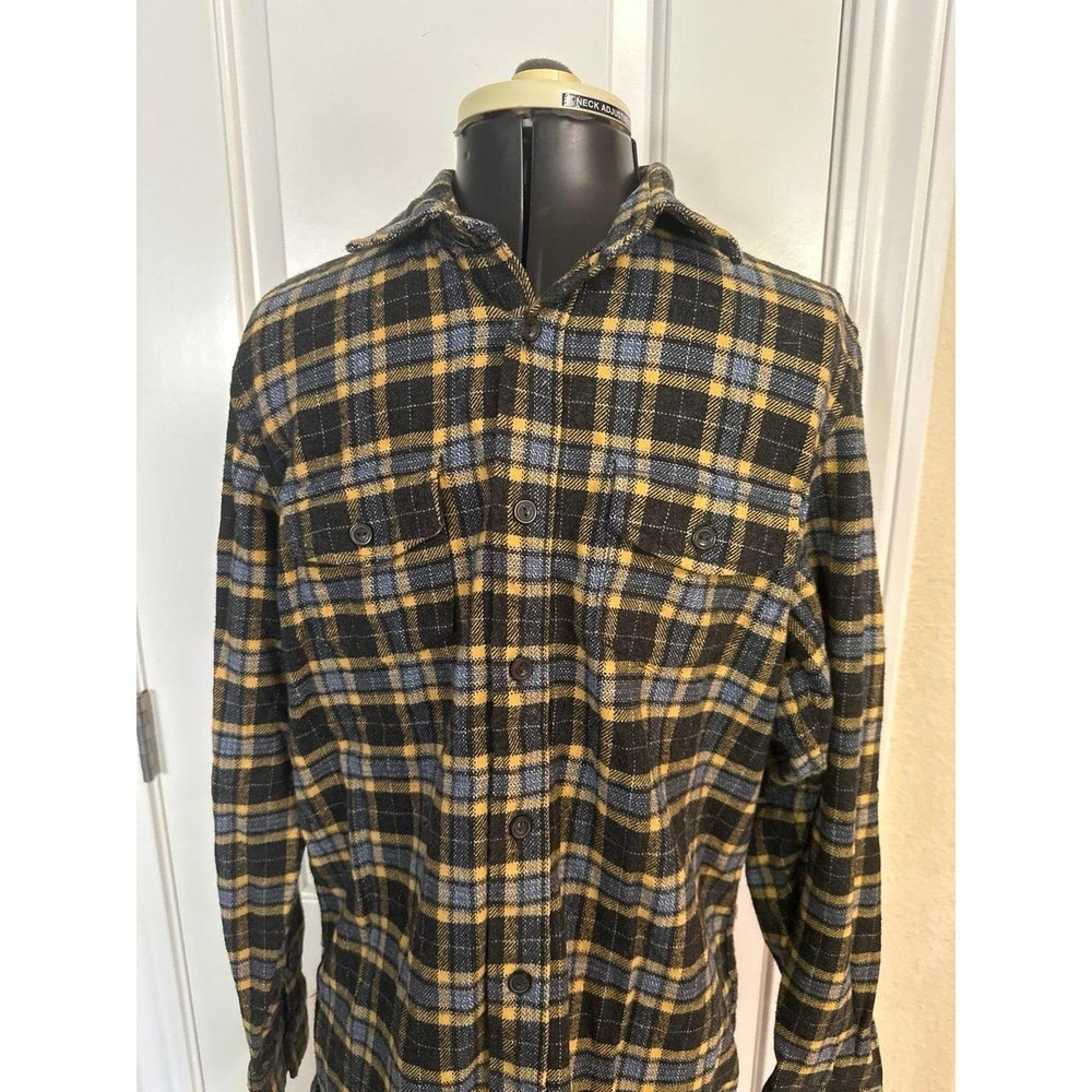 Grayers Mens Heritage Flannel Long Sleeve Shirt, Plaid, Size Men's Small